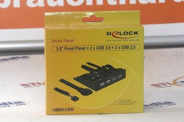 Delock 3,5" Front Panel 2x USB 3.0 + 2x USB 2.0